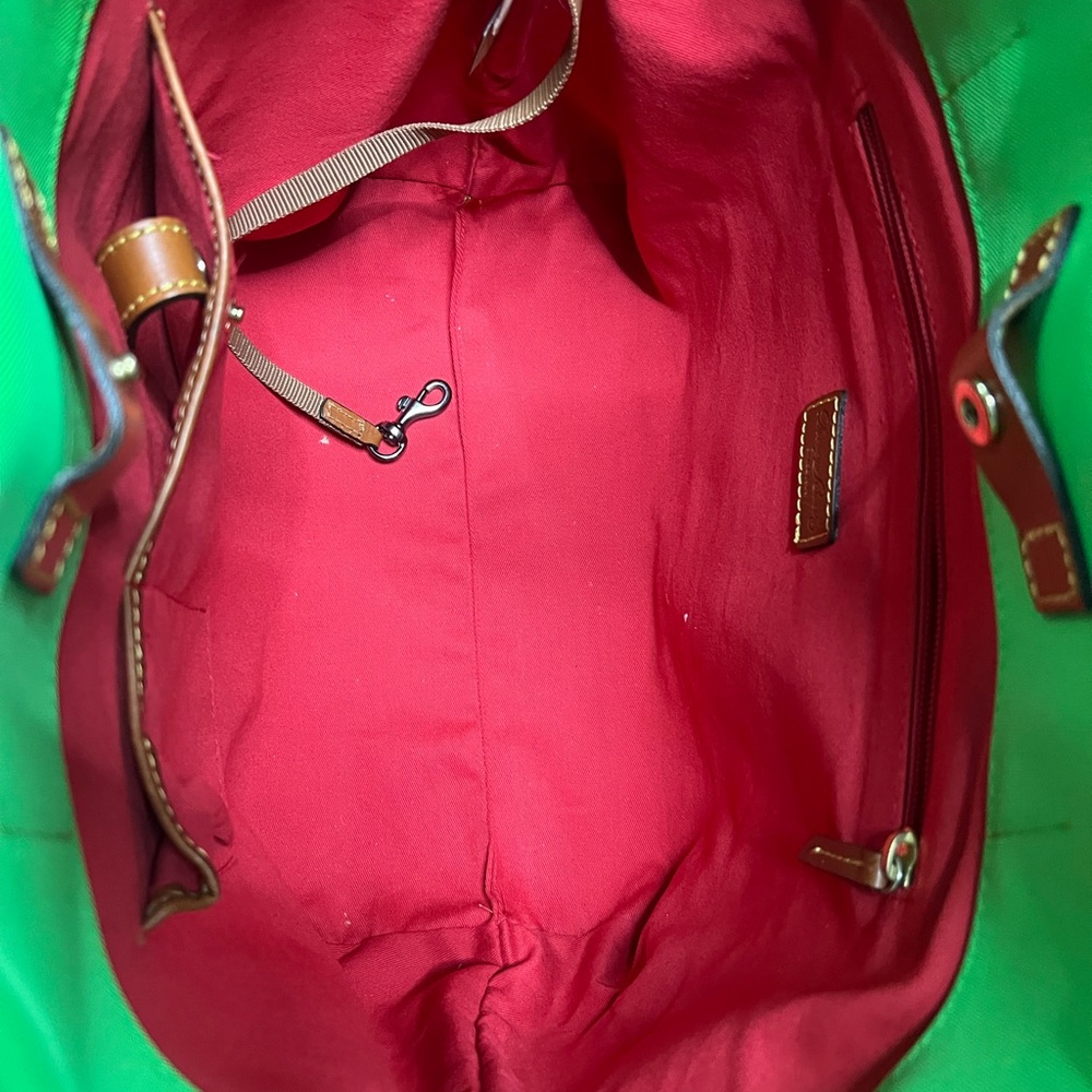 Dooney & Bourke Green Tote Bag - Picture 4 of 4